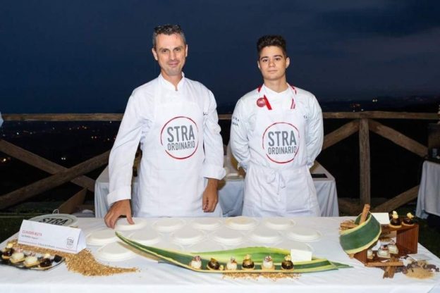 Chef Claudio Ruta con Diego Pioli Da Vittorio